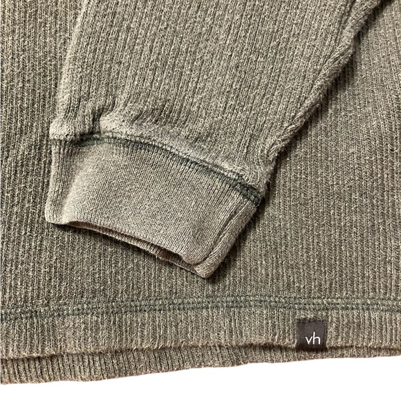 Van Heusen Studio Knit 1/4 Zip Pullover – Green – Size M - Picture 7 of 10